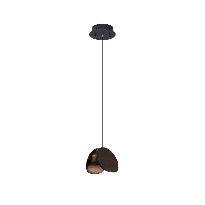 Pendant Light In Natural Wood Finish - OroDwell