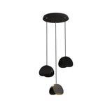 Wood Pendant Light Multi-Head Cluster View - OroDwell