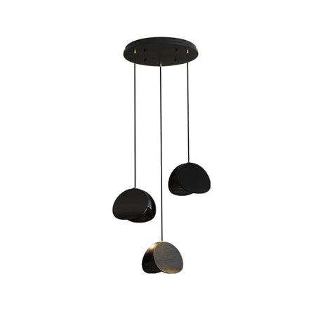 Wood Pendant Light Multi-Head Cluster View - OroDwell