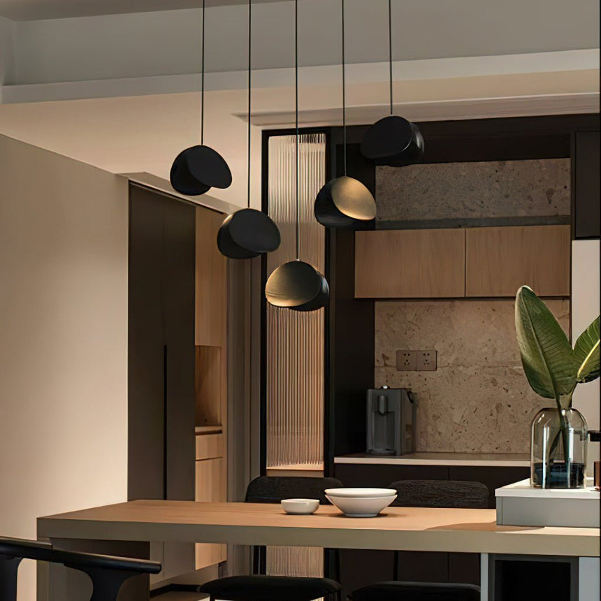 Wood Pendant Light Shade Close-Up - OroDwell