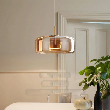 Glass Dome Chandelier for Entryway