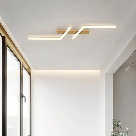 SleekGlow Integrated LED Ceiling Light Linear Design