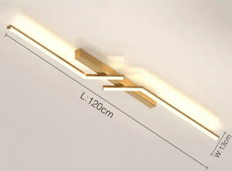 SleekGlow Ceiling Light Close-Up of LED Line