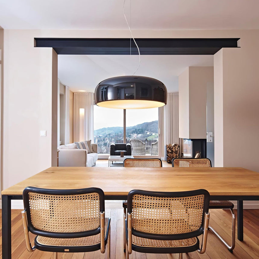 AstraLume Pendant Light Installed Above Dining Room