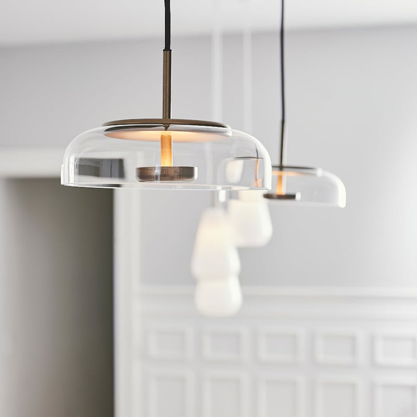 Pendant Light Installed In Dining Room Setting - OroDwell