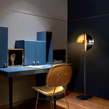 Iron Glass Floor Lamp for Bedroom Living Room