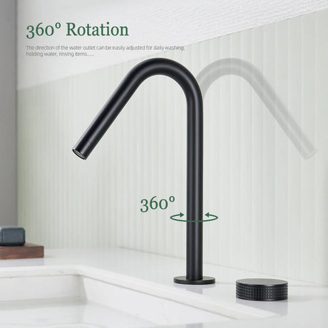 Minimalist basin faucet - single handle control