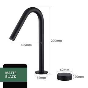 Minimalist basin faucet - counter-mounted design