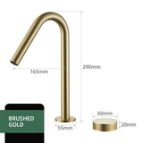 Minimalist basin faucet - 360-degree rotating spout