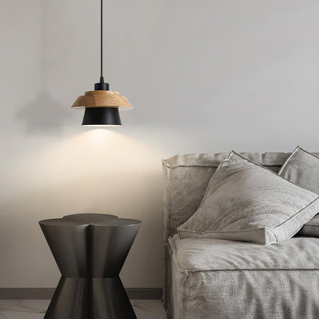 Wall lamp installed in hallway