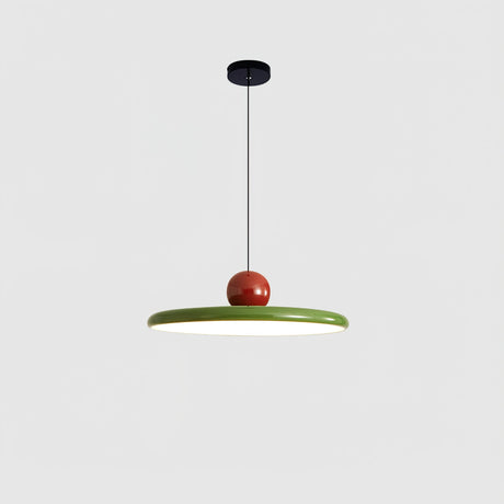CrimsonLoom Pendant Light red metal ceiling fixture - OpalDwell