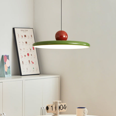 CrimsonLoom Pendant Light metal and acrylic construction - OpalDwell