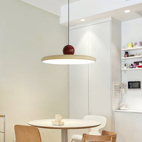 CrimsonLoom Pendant Light integrated LED close-up - OpalDwell