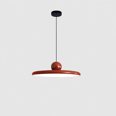 CrimsonLoom Pendant Light minimalist silhouette side view - OpalDwell