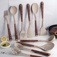 Aurelo Kitchen Elite 10-Piece Stainless Steel Utensil Set With Non-Slip Grips - OpalDwell