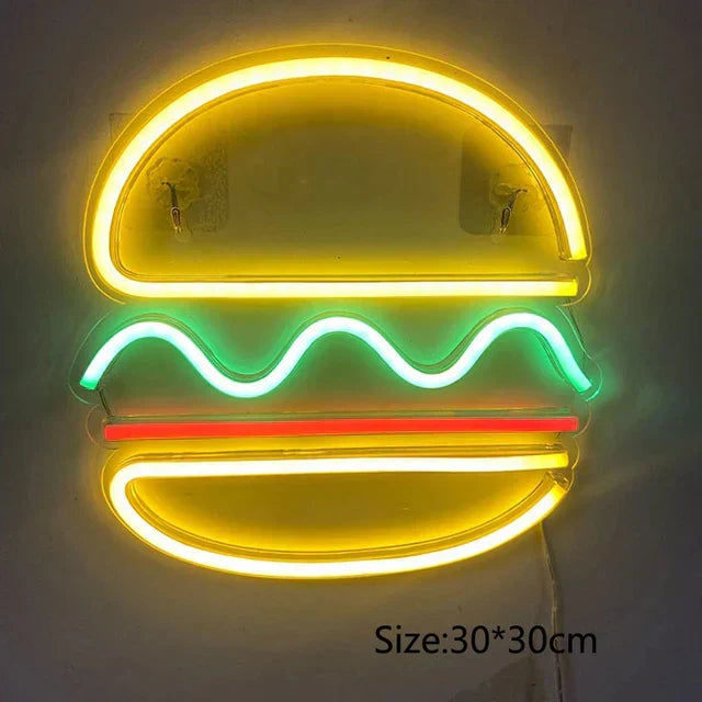 Neon Style Night Light for Bedroom Decor