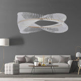 Spiral Acrylic Chandelier for Bedroom OpalDwell