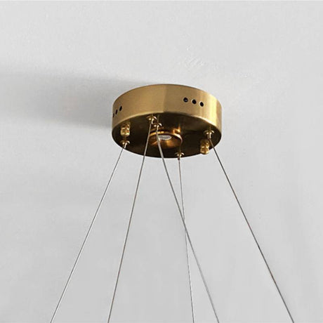 Acrylic Chandelier Front Profile View OpalDwell