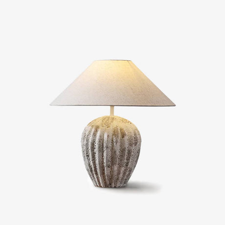 Warm ambient table lamp for home office