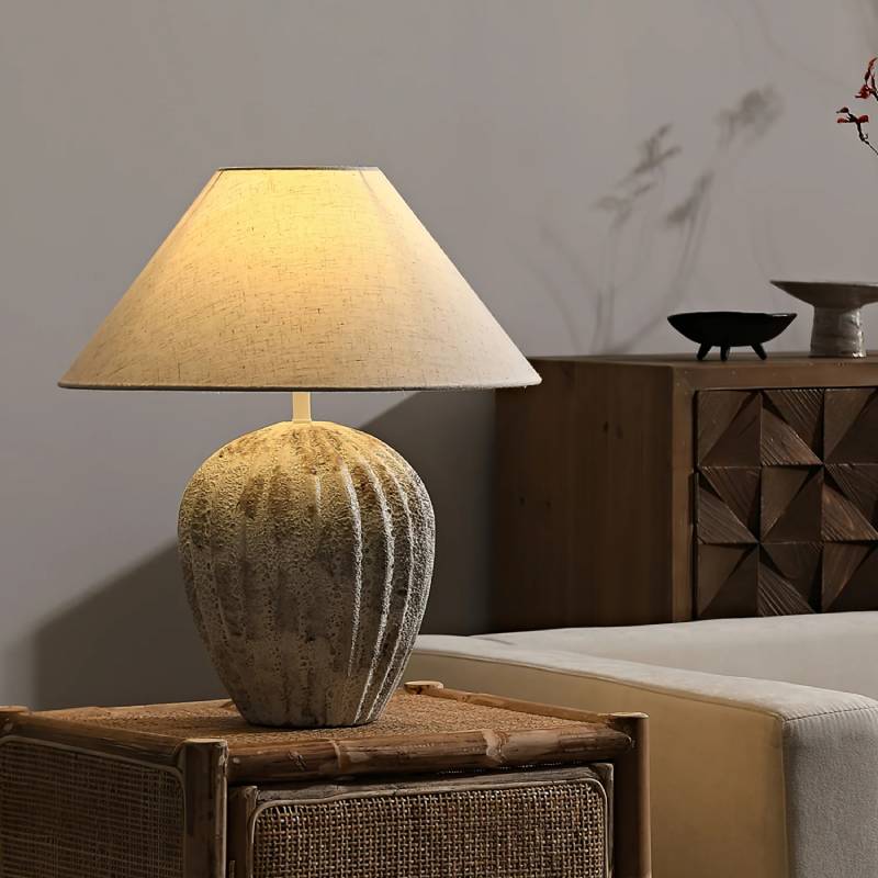 Large bedside lamp for bedroom decor