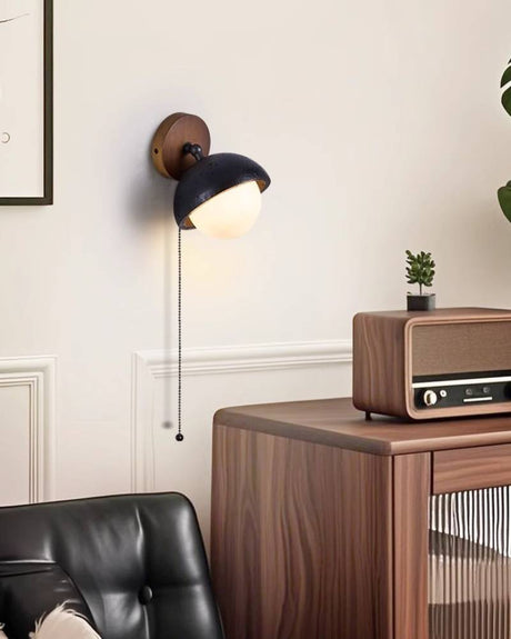 Globe Wall Lamp for Bedroom Decor OpalDwell