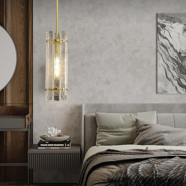 Crystal Pendant Ceiling Fixture for Dining Room