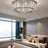 Crystal Chandelier Neutral Color Temperature Option