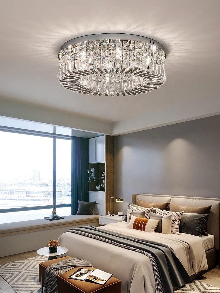 Crystal Chandelier Neutral Color Temperature Option