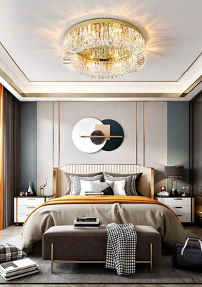LED Ring Chandelier Multiple Arms Design