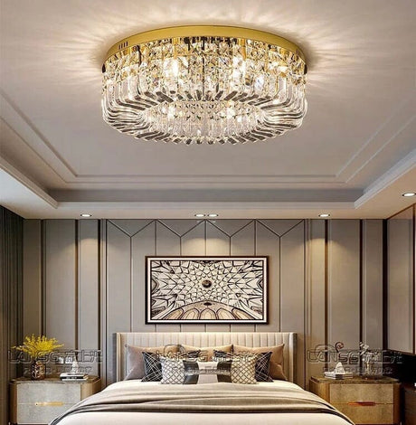 Crystal Chandelier Flush Mount Installation