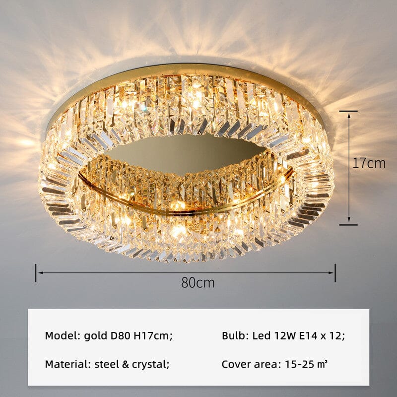 LED Ring Chandelier Ample Light Design