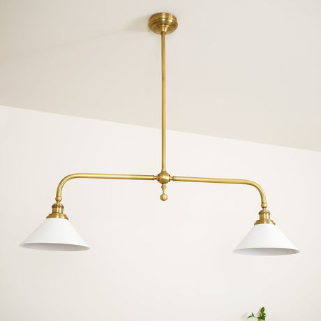 AstraVex Vintage Glass Pendant Light With White Shade OpalDwell