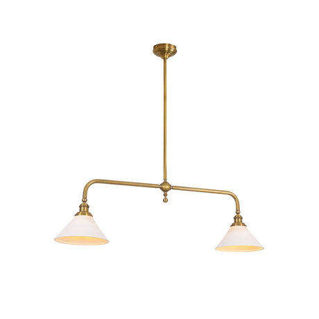 AstraVex Vintage Glass Pendant Light With White Shade OpalDwell