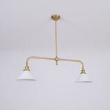 AstraVex Vintage Glass Pendant Light With White Shade OpalDwell