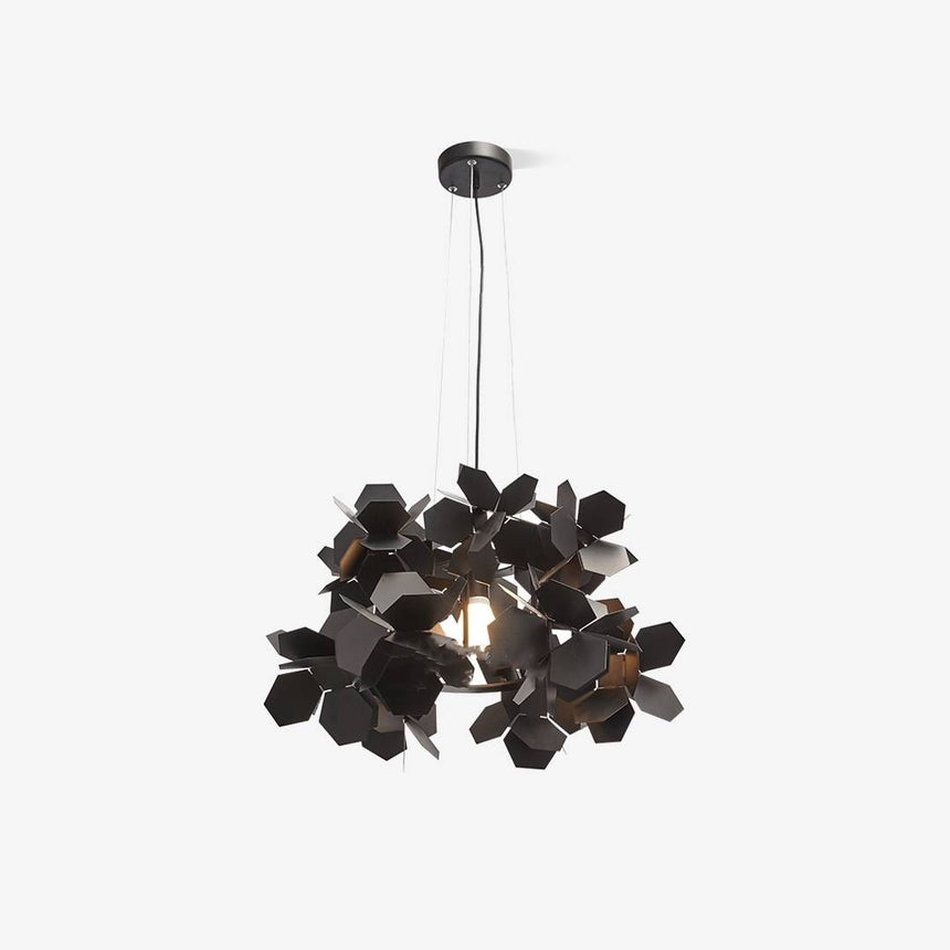 Warm White Cluster Pendant Light Detail OpalDwell