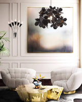 Cluster Pendant Light Close-Up View OpalDwell