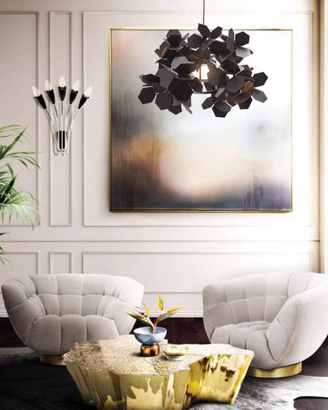 Cluster Pendant Light Close-Up View OpalDwell