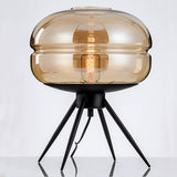 Tripod base table lamp for living room