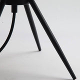 Amber glass table lamp for nightstand