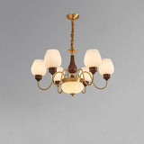 European Chandelier Full Profile View OpalDwell