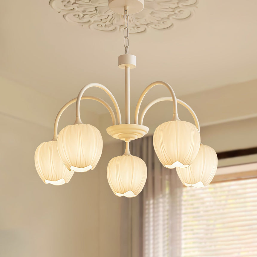 Floral Chandelier For Dining Room - OroDwell
