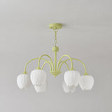 Chandelier Installed In Living Room Setting - OroDwell