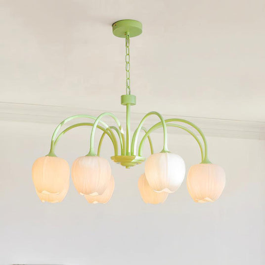 Chandelier In Metal And Glass Finish - OroDwell