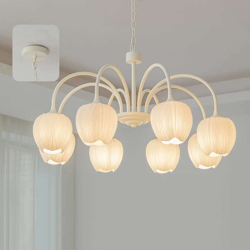 Floral Chandelier For Dining Room - OroDwell