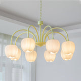 Aurelia Floral Tulip Chandelier – Hero View - OroDwell