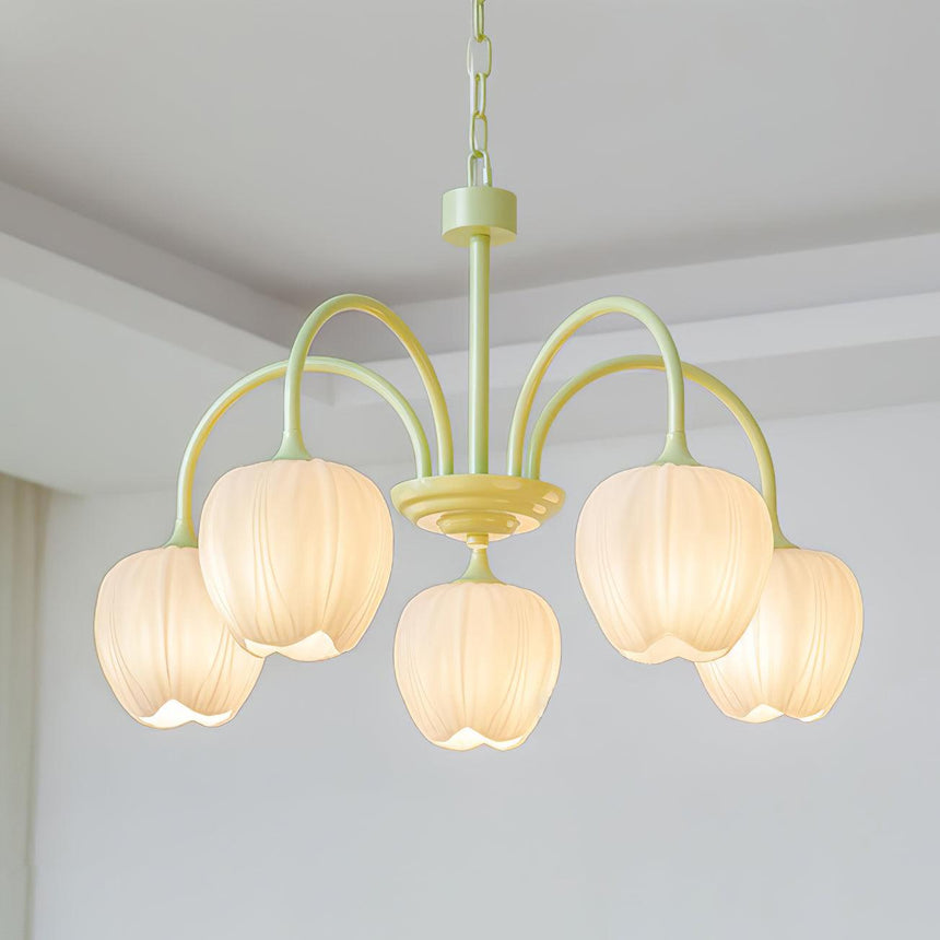 Chandelier Serene Floral Elegance - OroDwell