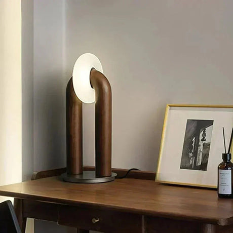 Acrylic Table Lamp – arched design for modern home decor | OroDwell