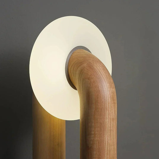 Arch Shaped Lamp Fixture Detail