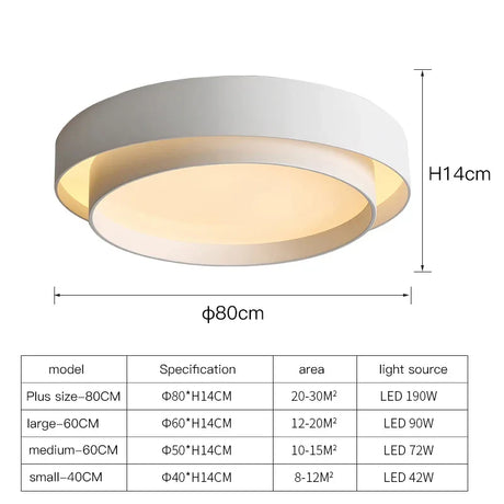 remote controlled ceiling light for living spaces