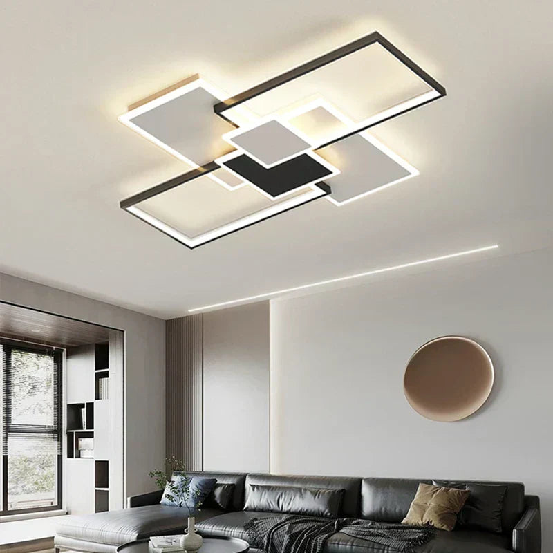 Iron Chandelier for Living Room Workspace
